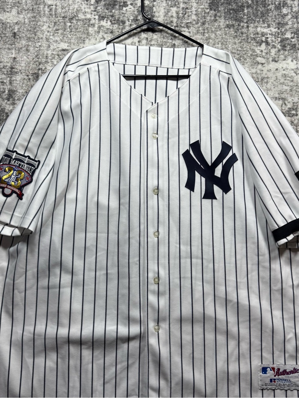 Don Mattingly New York Yankees Mickey Mantle Mens Donnie baseball jersey 3XL